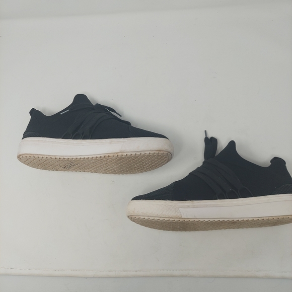 Steve Madden Lancer Black Knit Mid Top Fashion Sneakers Comfort Shoes Size 10 M - Picture 4 of 10